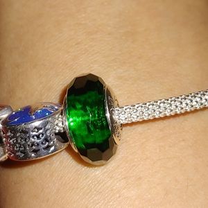 Discontinued Dark Green Emerald Pandora Char